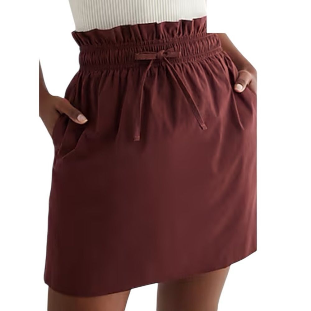 Express High Waisted Paperbag Mini Skirt Size 4 📦